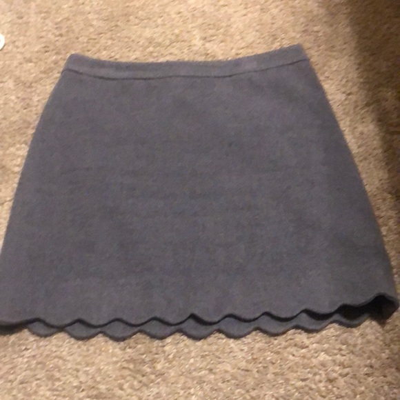 LOFT Dresses & Skirts - LOFT purple scallop pencil skirt.